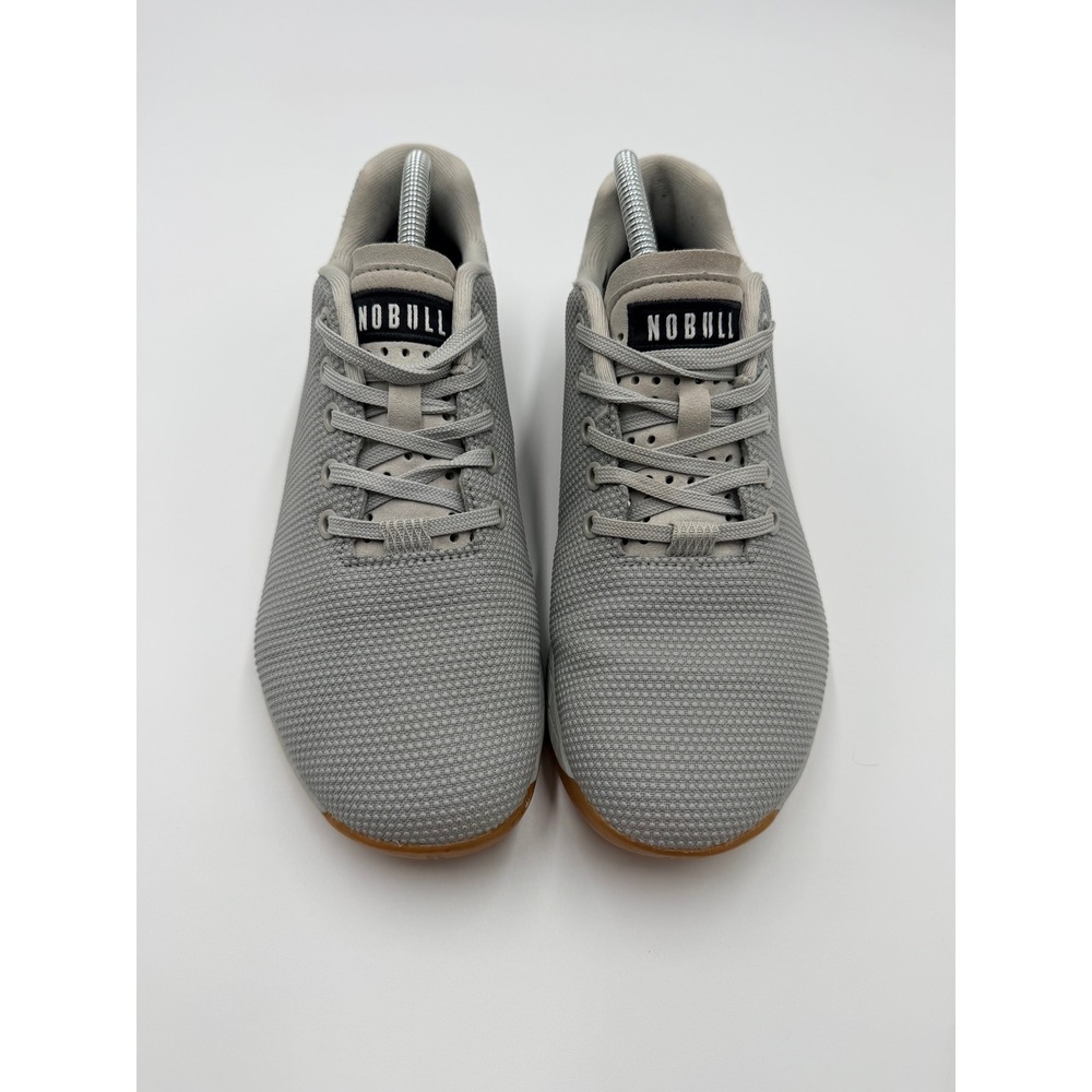 NOBULL Grey SuperFabric Trainer W9.5 M8 Gum Sole